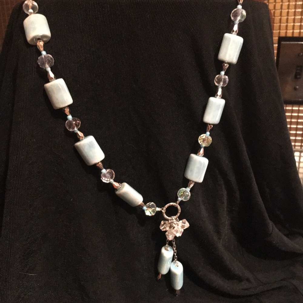 Unusual Glass Bead Necklace (Estate Piece)